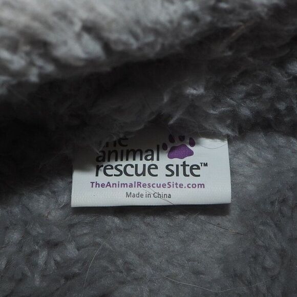 The Animal Rescue Site Greater Good Paw Print Faux Fur Lined Slippers Women's 10 - Picture 11 of 13